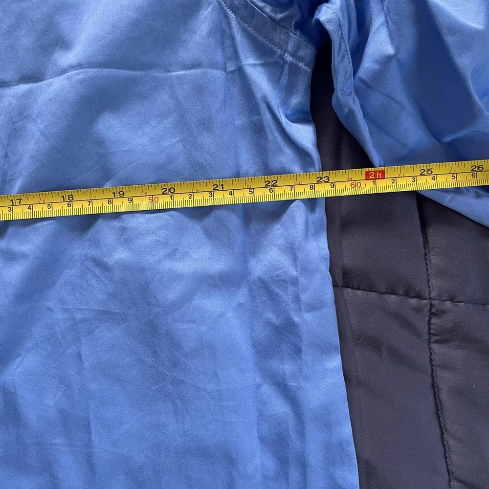 Le Vinas Blue Long Sleeve Dress Shirt Contemporary Fit 17-17.5 - Picture 5 of 11